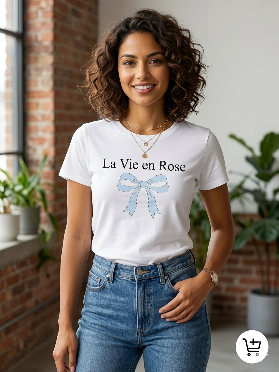 T-shirt bianca casual - Collezione primavera/estate