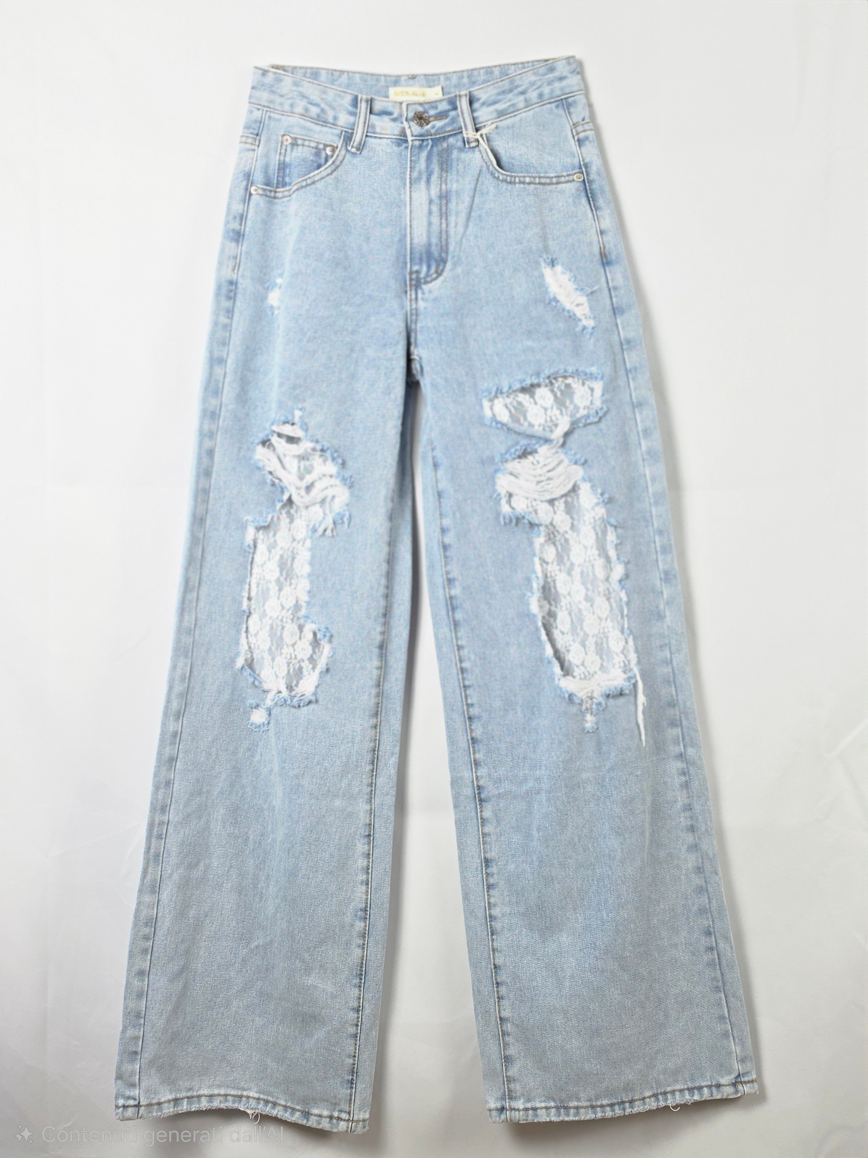 Jeans Destroyed Azzurri - Stile Urban Vintage