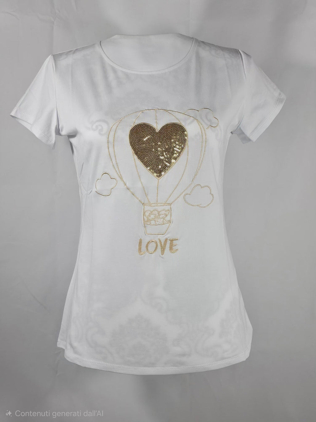 T-shirt bianca casual - Collezione primavera/estate